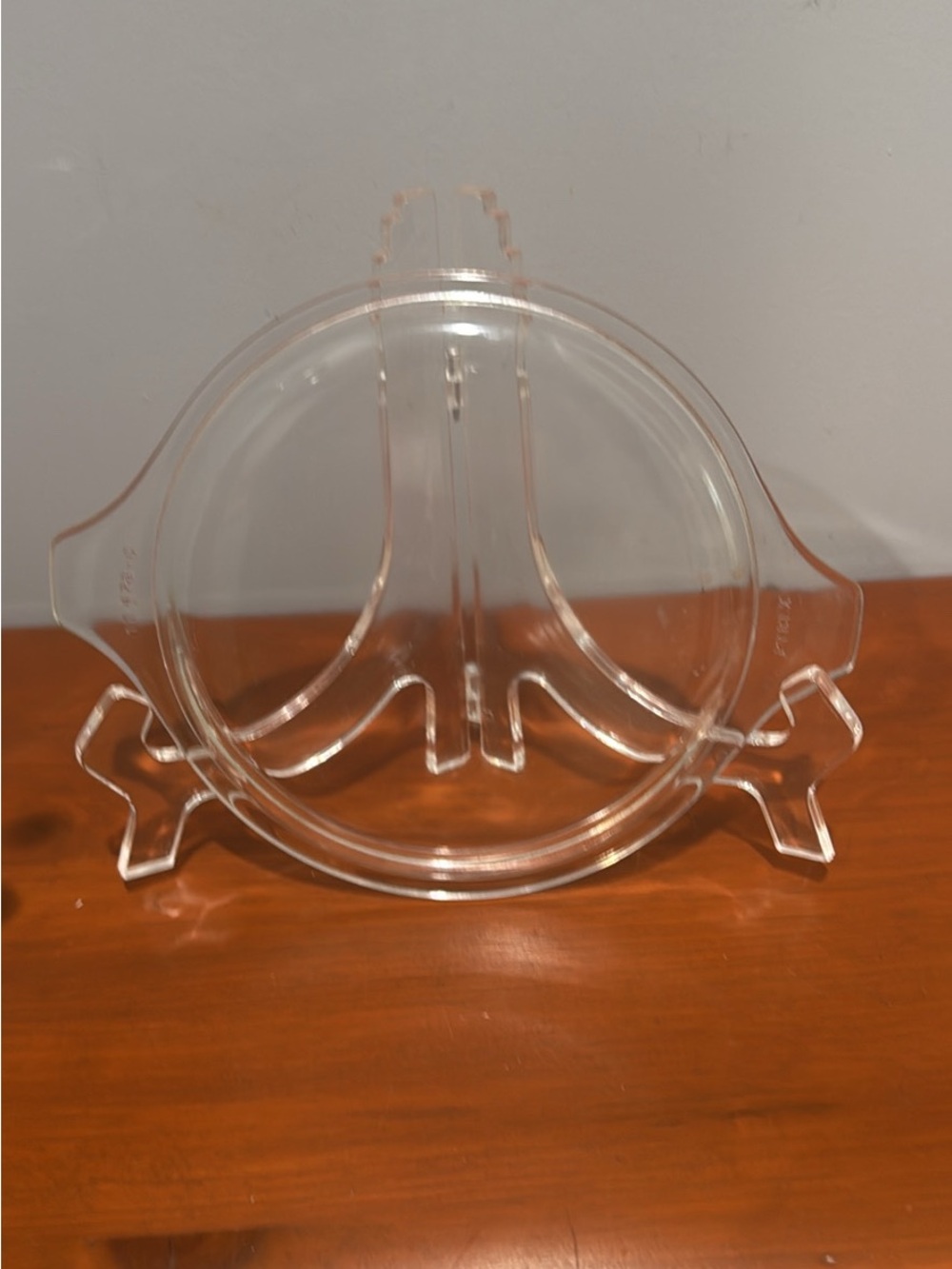 Vintage Pyrex Glass Tab Handle lid 11 470-C Clear Glass